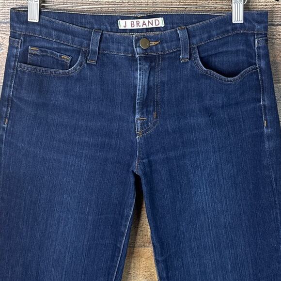 J Brand 8501 Dark Blue Denim Straight Leg Jeans Size 28 - Picture 2 of 10